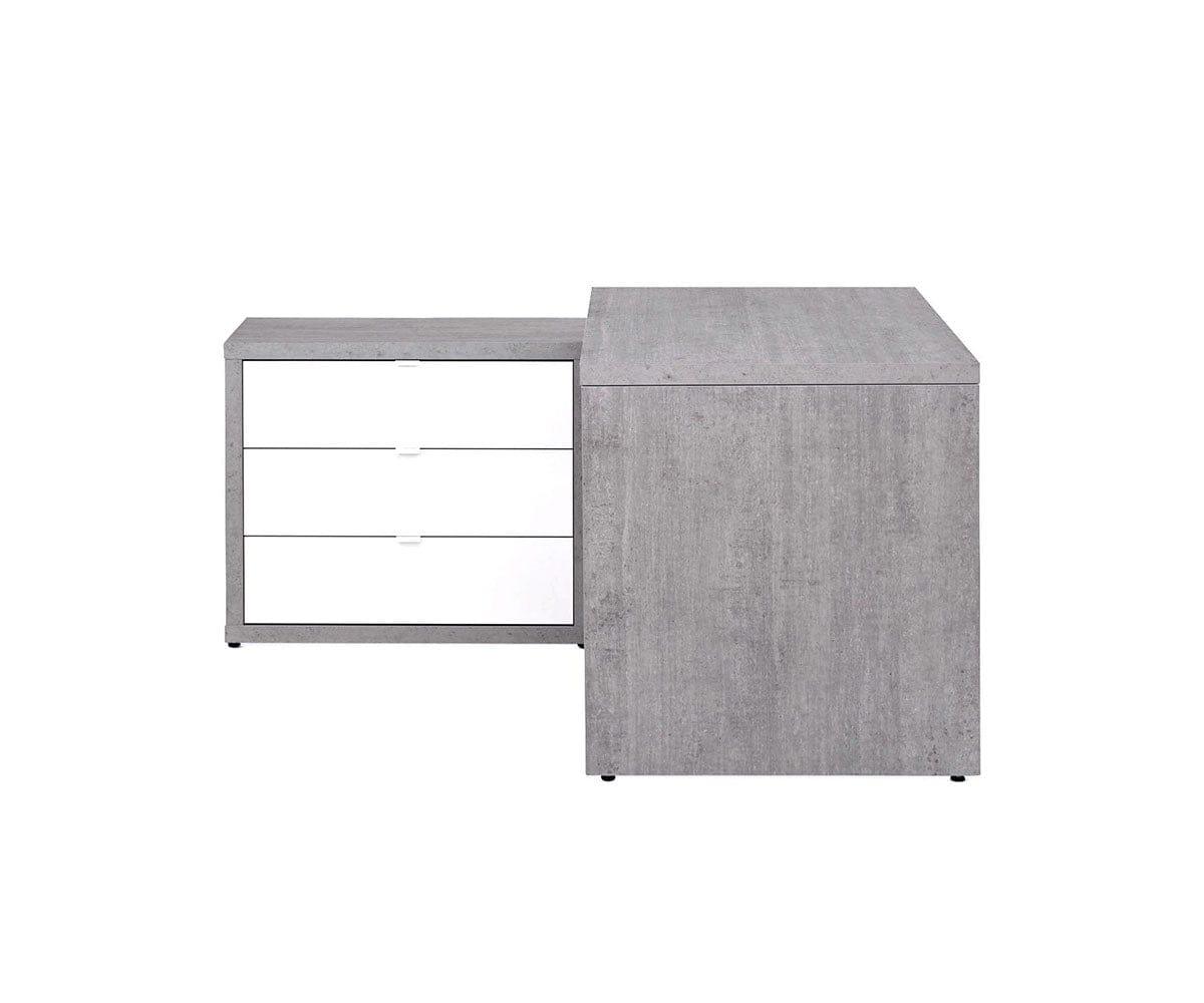 Sten 60" Desk With Storage Return