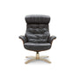 Anselmo Leather Recliner & Ottoman