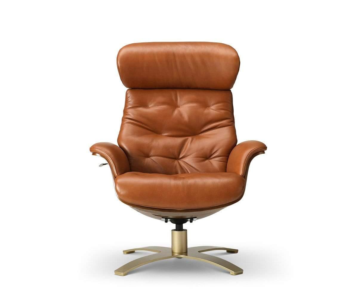 Anselmo Leather Recliner & Ottoman