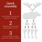 2-Piece Moose Family Silhouette Set Holiday Yard Decoration w/ Stakes - 58in